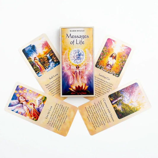 Messages Of Life Tarot Cards A 54 Deck Oracle English Visions Borad Playing Games Divination Edition
