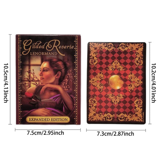 Reverie Lenormand Tarot Deck 47 Cards Set Fate Divination Tarot Card Game Full English Version Board Games With Online Guidebook