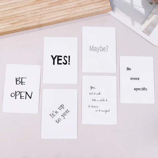 ZZ Answers Oracle Deck 36 Cards Messages Keywords And Meanings Family Gathering Divination Deck Tarot English Version Game Cards